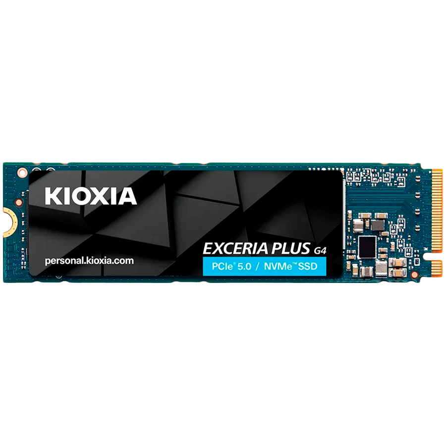 SSD KIOXIA EXCERIA PLUS G4 2TB M.2 2280-S3-M PCIe Gen5 x4 NVMe, Read/Write: 10000/8200 MBps, IOPS 1300K/1400K, TBW: 1200