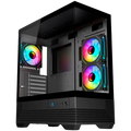 Chassis V-GAMING DARK REAPER VG-DR3F USB3.0 USB2.0 Type C without PSU Black