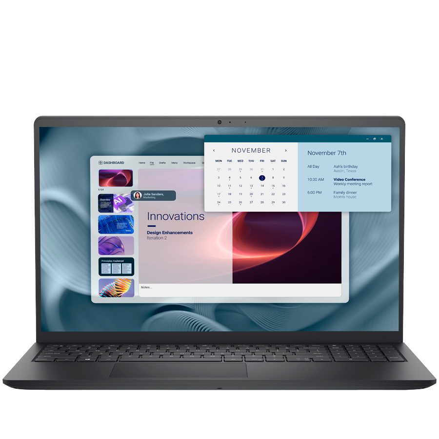 Dell Pro 15 Essential (PV15250), Intel Core 3 100U(6C, 8T, 10MB, up to 4.7GHz), 15.6" FHD(1920x1080) WVA LED, 16GB(1x16GB) DDR5, 512GB M.2 SSD, UHD Graphics, WiFi+BT, Cam+Mic, BG Non Backlit KBD, FPR, Ubuntu, 3Y ProSupport