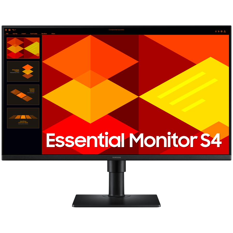 Monitor LED Samsung LS27D406GAUXEN S40GD, 27" FHD FLAT 16:9 (1920x1080) IPS 100Hz, 250 cd/m2, 1000:1, 5ms, 178/178, 1xDP, 2xHDMI USB-Hub, 2xUSB Type-A, 3.5 Jack, Tilt/Pivot/Swivel/HeightAdj (105mm), VESA 100x100, 2Y