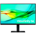 Monitor LED Samsung LS24D600UAUXEN S60UD, 24" GHD FLAT 16:9 (2560x1440) IPS, 100Hz, 350 cd/m2, 1000:1, 5ms, 178/178, 1xDP 1xHDMI, 1xDP-Out, USB Hub 3xUSB TypeA, 1x USB Type-C, RJ-45, Tilt, Swivel, Rotate, Height Adjust, VESA 100x100, 2Y
