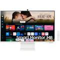 Monitor LED Samsung LS32DM801UUXDU M80D, 32" FLAT 16:9 (3840x2160) VA 60Hz, 400 cd/m2, 3000:1, 4ms, 178/178, 1xDP, 1xHDMI USB-Hub 2xUSB3.0 1xUSB-C (64W), 3.5 Jack, WiFi/BT, Tilt/Pivot/Swivel/HeightAdj (120mm), VESA 100x100, 2Y