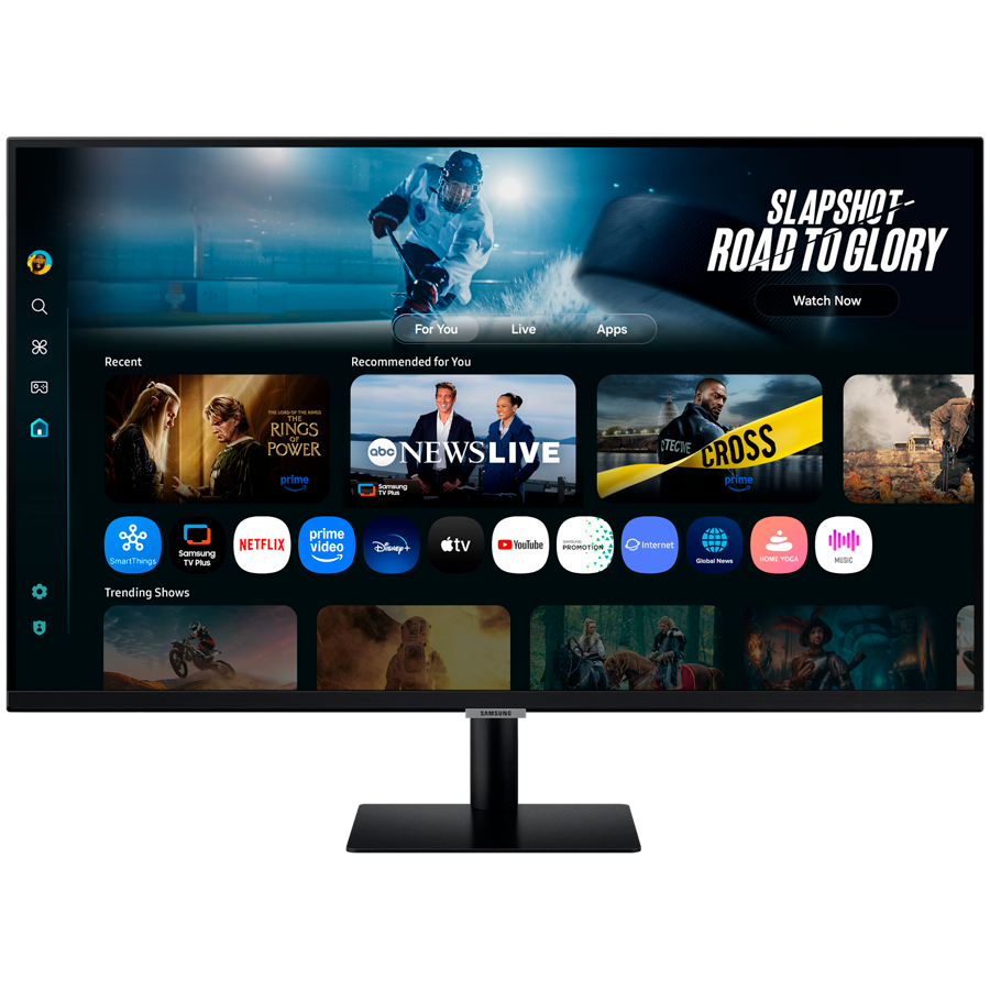 Monitor LED Samsung Smart M7 LS32FM700UUXDU 32", 3840x2160, 4K UHD, 60Hz, VA, HDR10, 16:9, 3000:1, 300 cd/m2, 4ms, 178/178, USB-C (65W), HDMI, 2xUSB-A, Smart TV Apps, Tizen OS, Flicker-free, Tilt, Height Adjust, 2Y warranty