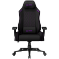 LORGAR CHA41, Ergonomic Gaming Chair Advanced, premium anti-stain fabric, Black/purple