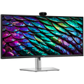 Monitor DELL P3426WEB Curved (3800R) 34", 3440x1440 WQHD 100Hz, IPS Antiglare, 21:9, 1500:1, 350 cd/m2, 8ms/5ms, 178/178, DP, HDMI, 2xUSB-C (90W+15W), USB-B, 3xUSB-A, RJ-45, Speakers, Cam + Mic, Tilt, Swivel, Slant, Height Adjust, 3Y