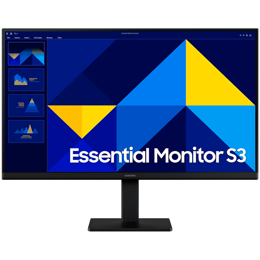Monitor LED Samsung LS24D300GAUXEN S30GD, 24" FHD FLAT 16:9 (1920x1080) IPS 100Hz, 250 cd/m2, 1000:1, 5ms, 178/178, 1xVGA 1xHDMI, Tilt, VESA 100x100, 2Y