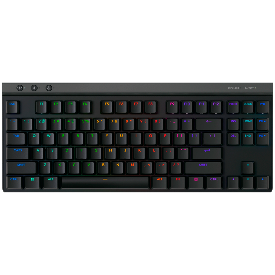 LOGITECH G515 LIGHTSPEED TKL Wireless Gaming Keyboard - BLACK - BGR - 2.4GHZ/BT - EMEA28i-935