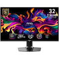 MSI MAG 321UP QD-OLED Gaming Monitor, 31.5" 165Hz, UHD (3840x2160) 16:9, QD-OLED Anti-Reflection, 0.03ms, 250nits, 1500000:1, 178/178, AMD FreeSync Premium Pro, DisplayHDR True Black 400, Adjustable Stand, 1x DP, 2xHDMI, 1xType-C, 1xHeadphone out, 3Y