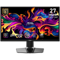 MSI MAG 272QP QD-OLED X24 Gaming Monitor, 26.5" 240Hz, WQHD (2560x1440) 16:9, QD-OLED Anti-Reflection, 0.03ms, 200nits, 1500000:1, 178/178, G-SYNC Compatible, AMD FreeSync Premium, HDR Ready, Adjustable Stand, 1x DP, 2x HDMI, 1x Type-C, 3Y