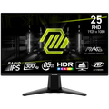 MSI MAG 255XF Gaming Monitor, 24.5" 300Hz, FHD (1920x1080) 16:9, Rapid IPS, 0.5ms, 250nits, 1000:1, 178/178, AMD FreeSync Premium, HDR Ready, Tilt, 1x DP, 2x HDMI, 1x Headphone out, 3Y Warranty