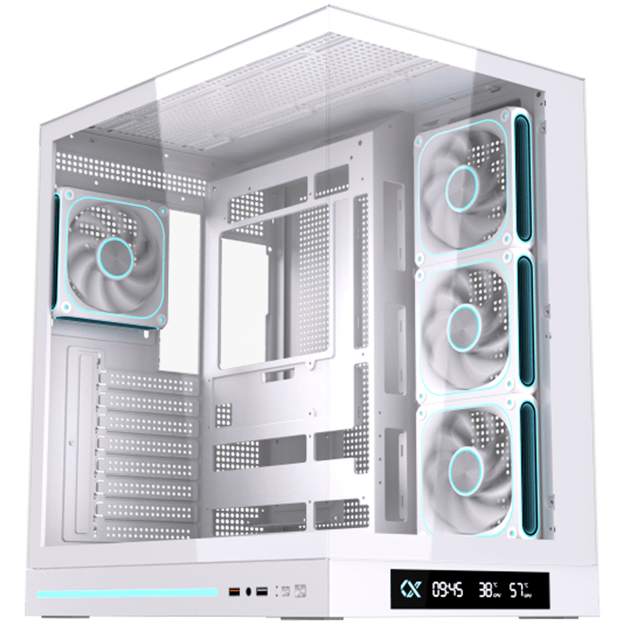 Cloud DGT Arctic EN49620 (WH,U3+U2,2PCS TG,Side ARGB LED,3PCS J22A PWM Arctic Reverse & 1PC J22A PWM Arctic,ARGB PCB,Digital LCD)