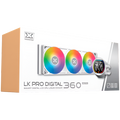 LK Pro 360 Digital Arctic EN47411 (WH AIO,Digital LCD Pump & 360mm PWM Fan,Mini ARGB Controller,Intel & AMD & 20xx)