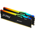 Kingston DRAM 64GB 5600MT/s DDR5 CL40 DIMM (Kit of 2) FURY Beast RGB XMP