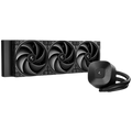 DeepCool LE360 V2 ZERO DARK, 360mm CPU Liquid Cooler, 3x120mm PWM Fans, Black, LGA1851/1700/1200/1151/1150/1155, AMD AM5/AM4, 3Y, R-LE360ZERO-BKLNMD-G-1