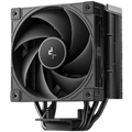 DeepCool AK400 G2, CPU Air Cooler, 1x120mm PWM Fan, Wooden Top Cover, TDP 240W, 4 Heatpipes, Black, LGA1851/1700, AMD AM5/AM4, 132x92x156 mm(LxWxH), 3Y, R-AK400G2-BKNNMN-GJD