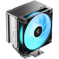 DeepCool AG600 ARGB, CPU Air Cooler, 1x120mm PWM ARGB Fan, TDP 260W, 6 Heatpipes, Black, LGA1851/1700, AMD AM5/AM4, 125x92x150 mm(LxWxH), 2Y, R-AG600-BKAMMG2-G