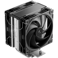 DeepCool AG400 G2 PLUS, CPU Air Cooler, 2x120mm PWM Fan, TDP 230W, 4 Heatpipes, Black, LGA1851/1700, AMD AM5/AM4, 125x107x152 mm(LxWxH), 2Y, R-AG400-BKNPMG2-G-1