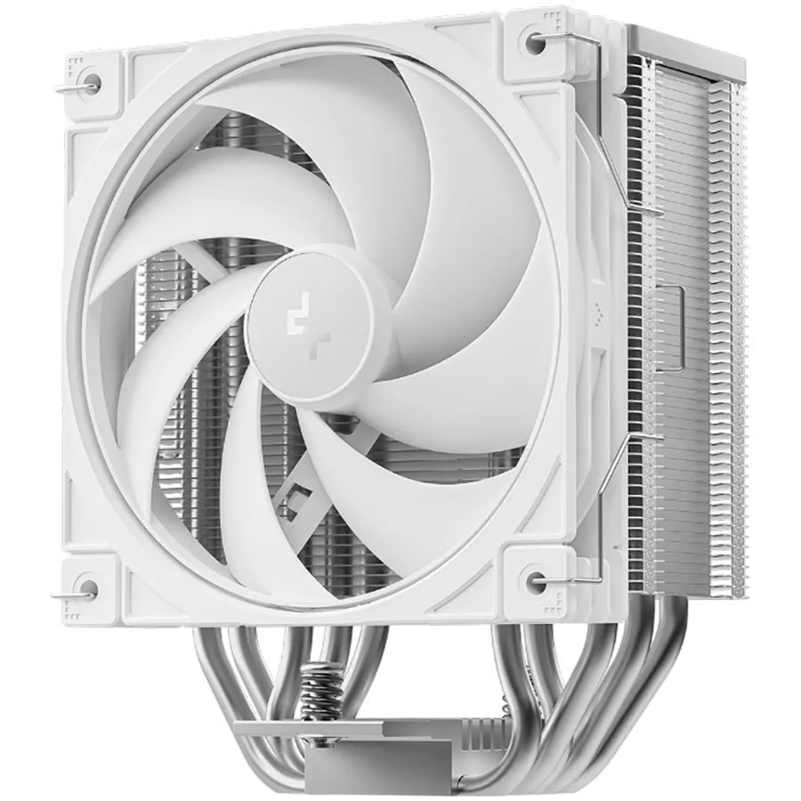 DeepCool AG400 G2 WH, CPU Air Cooler, 1x120mm PWM Fan, TDP 230W, 4 Heatpipes, White, LGA1851/1700, AMD AM5/AM4, 125x92x152 mm(LxWxH), 2Y, R-AG400-WHNPMG2-G