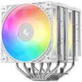 DeepCool AG620 G2 WH ARGB, CPU Air Cooler, 2x120mm PWM ARGB Fan, TDP 270W, 6 Heatpipes, White, LGA1851/1700, AMD AM5/AM4, 129x136x159 mm(LxWxH), 2Y, R-AG620-WHAMMG2-G
