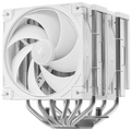 DeepCool AG620 G2 WH, CPU Air Cooler, 2x120mm PWM Fan, TDP 270W, 6 Heatpipes, White, LGA1851/1700, AMD AM5/AM4, 129x136x159 mm(LxWxH), 2Y, R-AG620-WHNPMG2-G